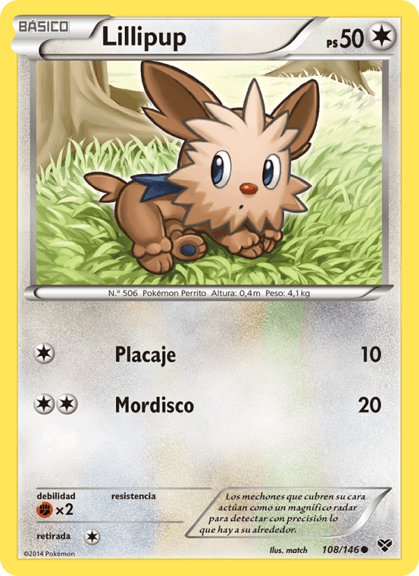 Lillipup, carta 108 de XY