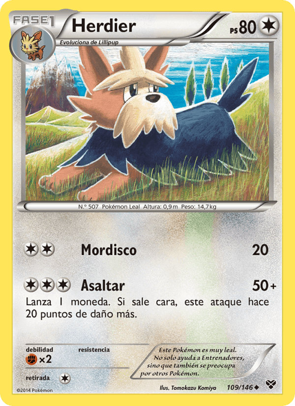 Herdier, carta 109 de XY