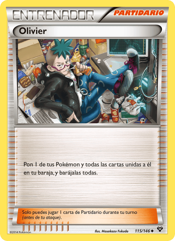 Olivier, carta 115 de XY