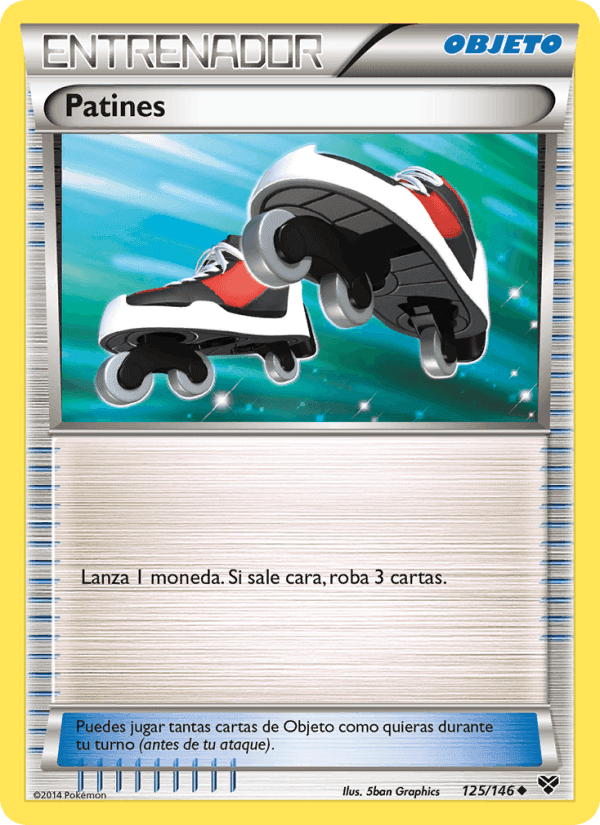 Patines, carta 125 de XY