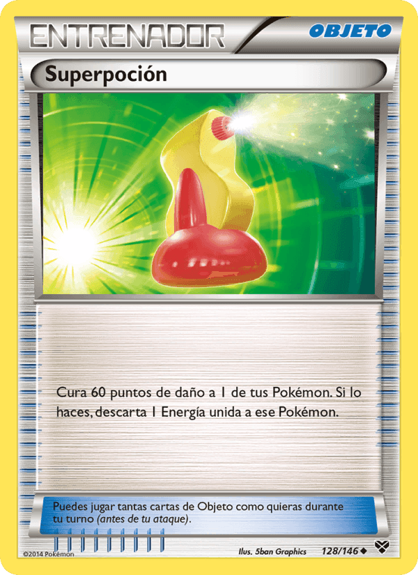 Superpoción, carta 128 de XY