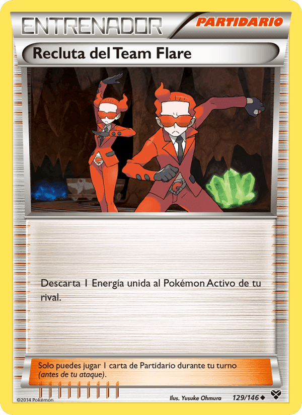 Recluta del Team Flare, carta 129 di XY