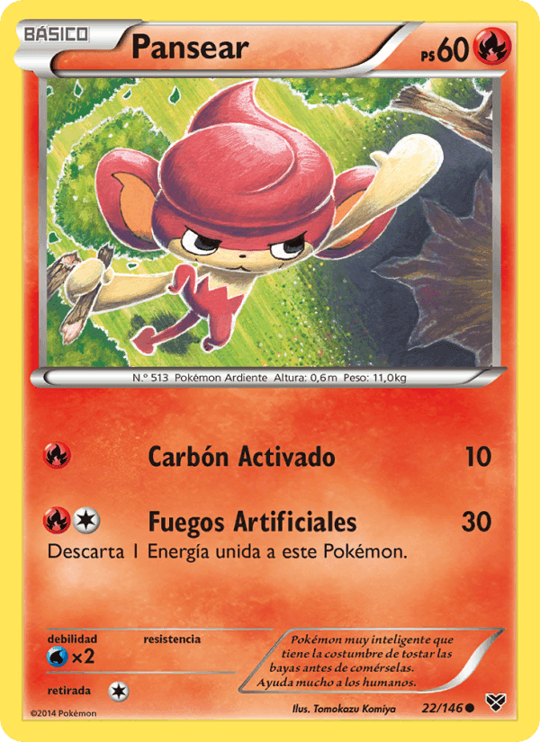 Pansear, carta 22 de XY