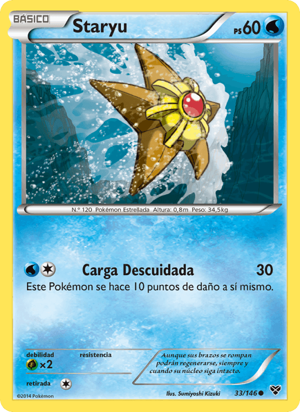 Staryu, carta 33 di XY