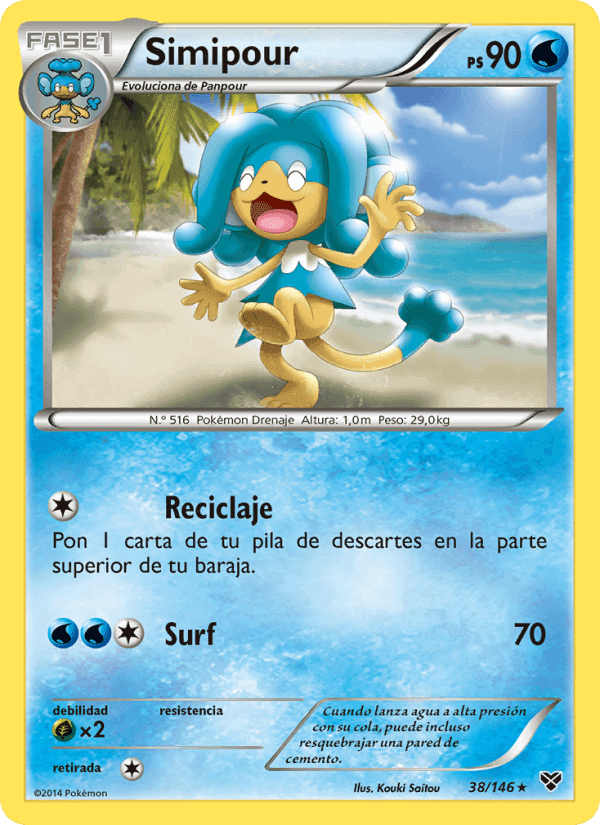 Simipour, carta 38 de XY