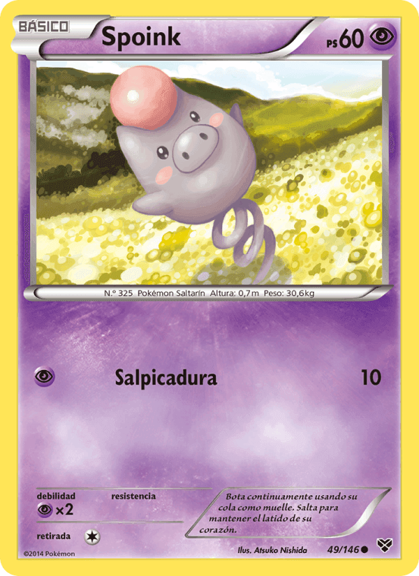 Spoink, carta 49 de XY