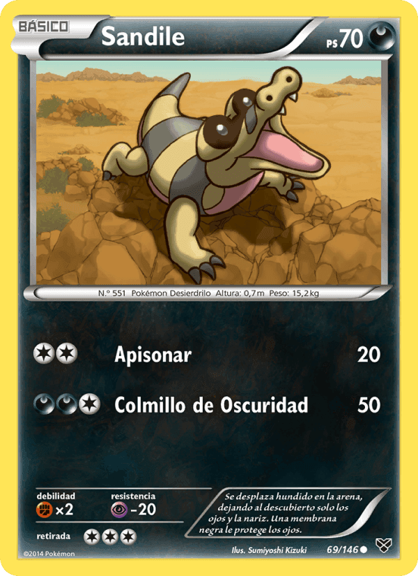 Sandile, carta 69 de XY