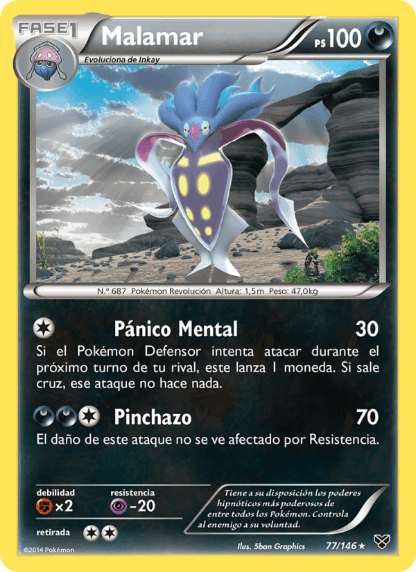 Malamar, carta 77 de XY