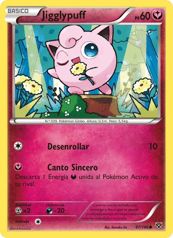 Jigglypuff, carta 87 de XY