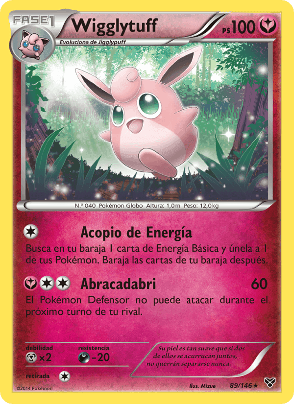 Wigglytuff, carte 89 de XY