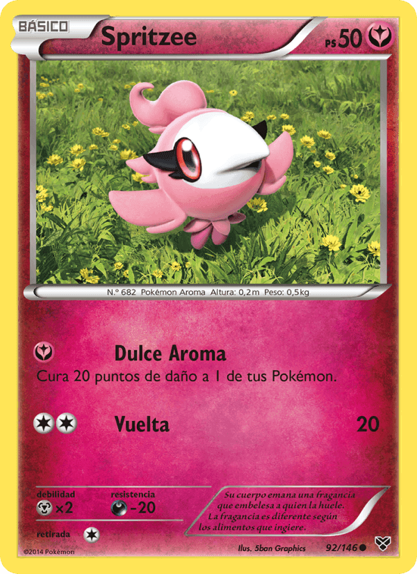 Spritzee, carta 92 de XY