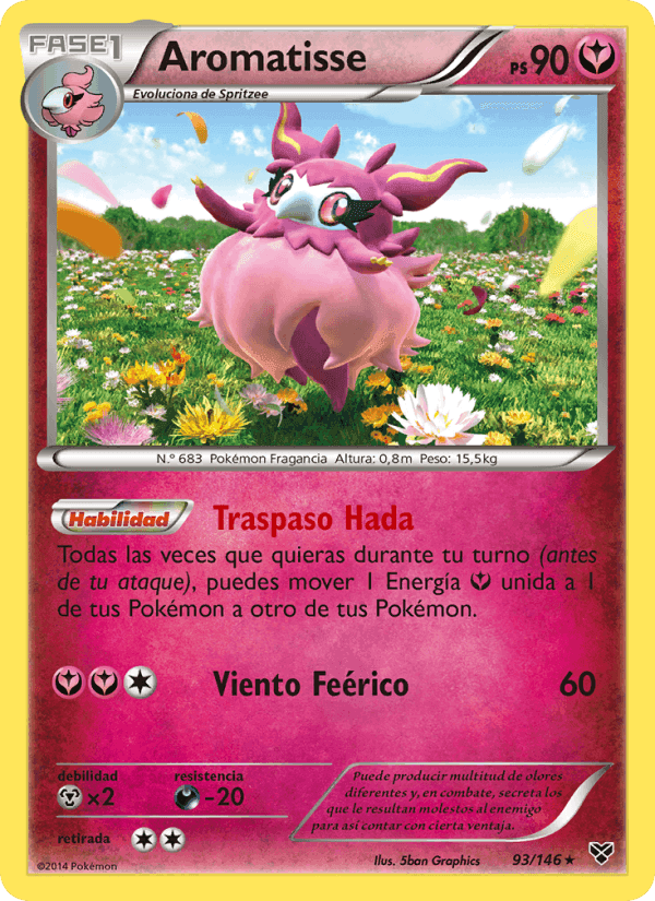 Aromatisse, carta 93 de XY