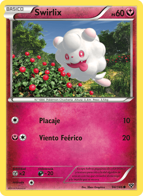 Swirlix, card 94 from XY