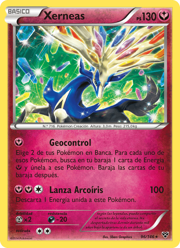 Xerneas, carta 96 di XY