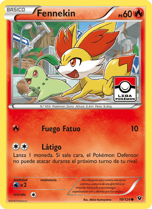 Fennekin, carta 10 de Destinos Enfrentados