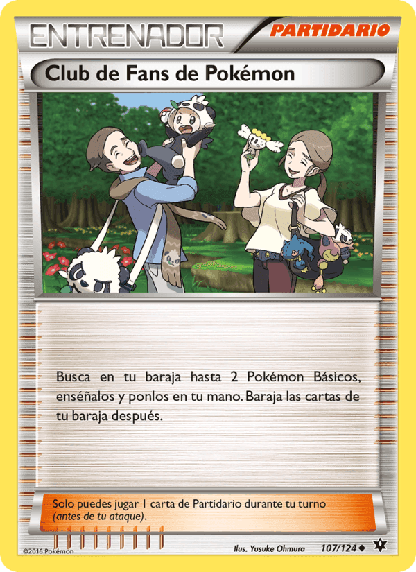 Club de Fans de Pokémon, carta 107 de Destinos Enfrentados