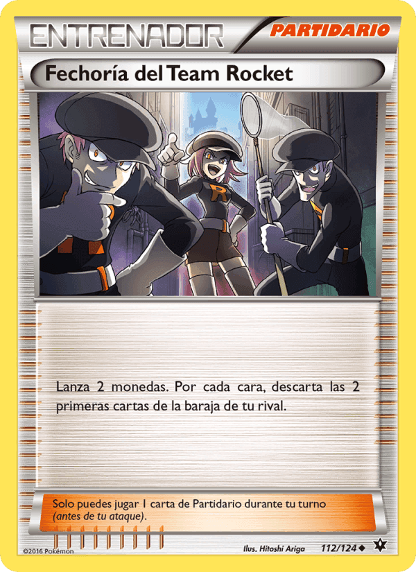 Fechoría del Team Rocket, card 112 from Destinos Enfrentados