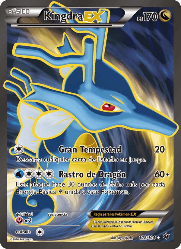 Kingdra EX, carta 122 de Destinos Enfrentados