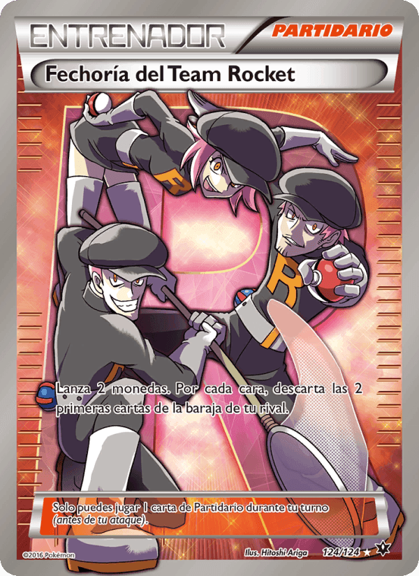 Fechoría del Team Rocket, carte 124 de Destinos Enfrentados