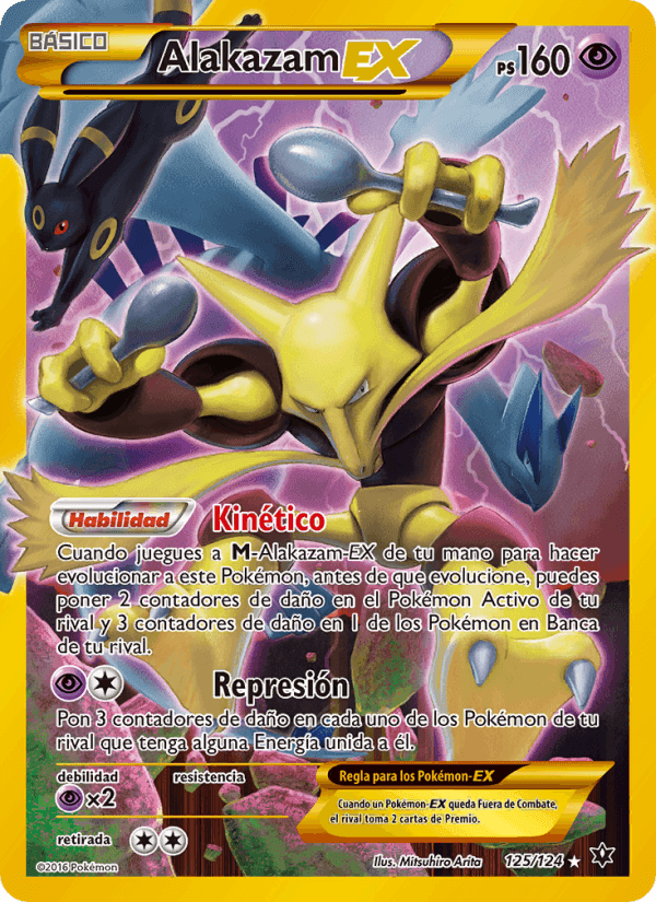 Alakazam EX, card 125 from Destinos Enfrentados