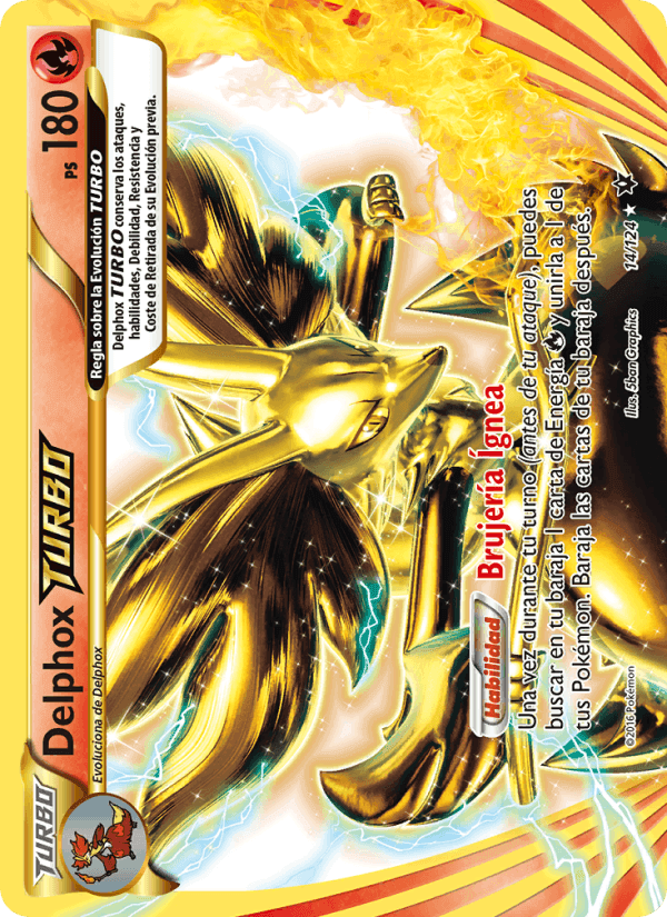 Delphox TURBO, carte 14 de Destinos Enfrentados