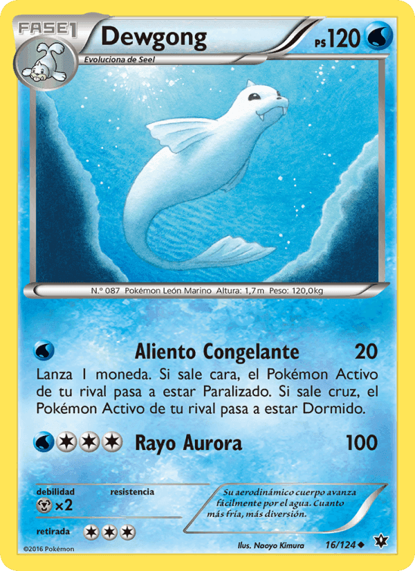 Dewgong, carta 16 de Destinos Enfrentados