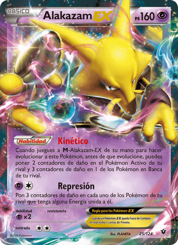 Alakazam EX, carta 25 de Destinos Enfrentados