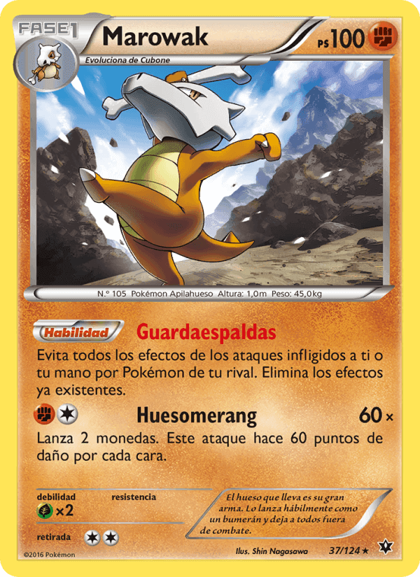 Marowak, carta 37 de Destinos Enfrentados