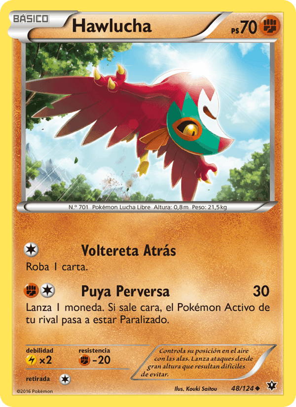 Hawlucha, carte 48 de Destinos Enfrentados