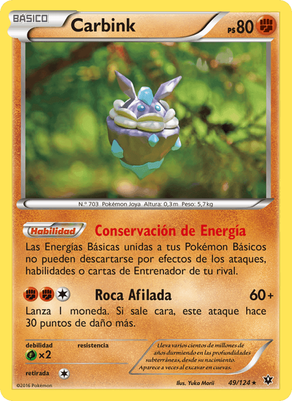 Carbink, carte 49 de Destinos Enfrentados