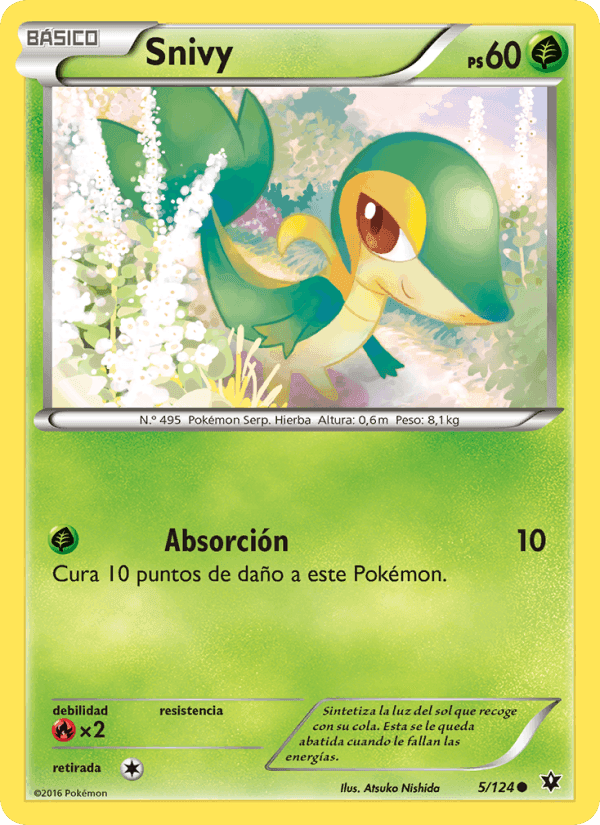Snivy, carte 5 de Destinos Enfrentados