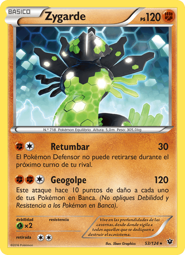 Zygarde, carta 53 de Destinos Enfrentados