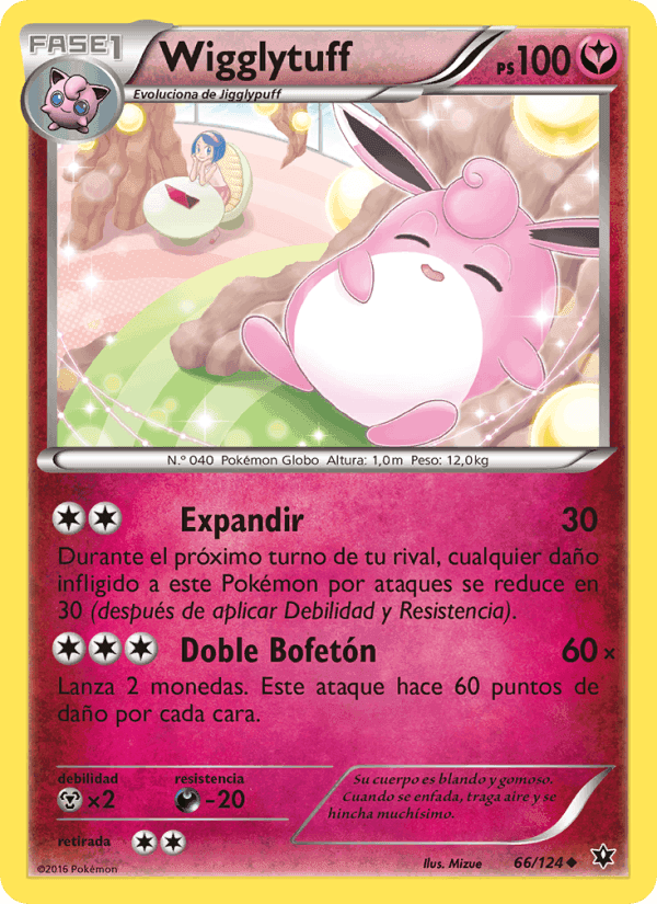 Wigglytuff, card 66 from Destinos Enfrentados
