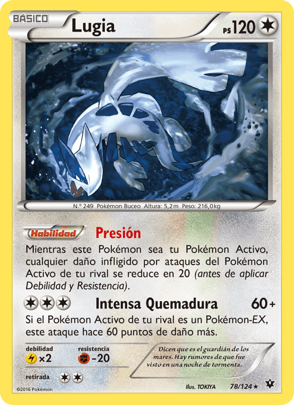 Lugia, carta 78 de Destinos Enfrentados