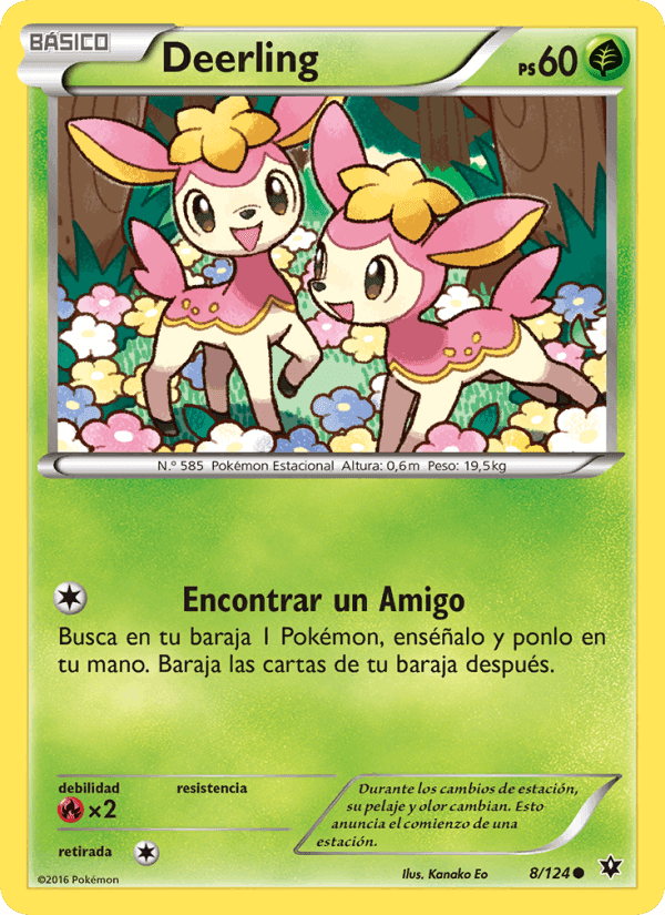 Deerling, carte 8 de Destinos Enfrentados