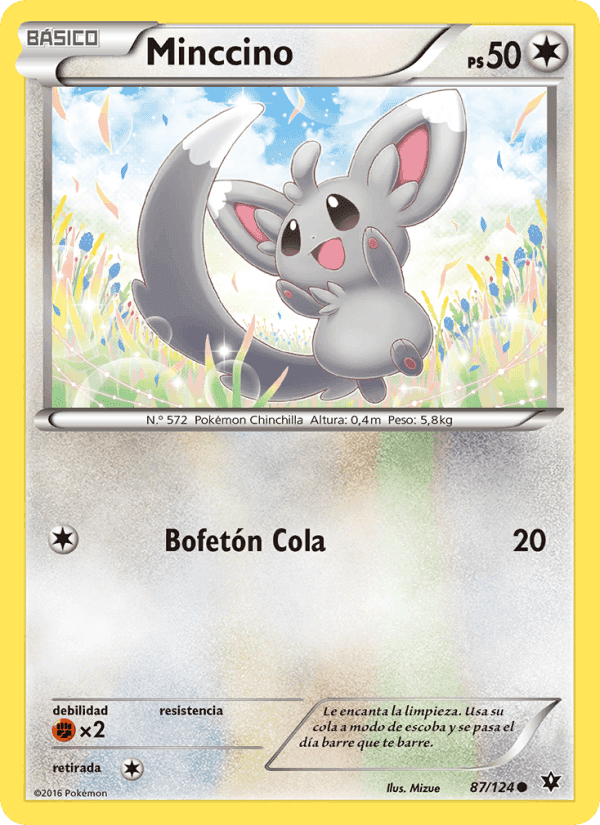 Minccino, carta 87 de Destinos Enfrentados