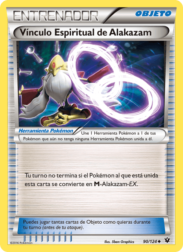 Vínculo Espiritual de Alakazam, carta 90 de Destinos Enfrentados