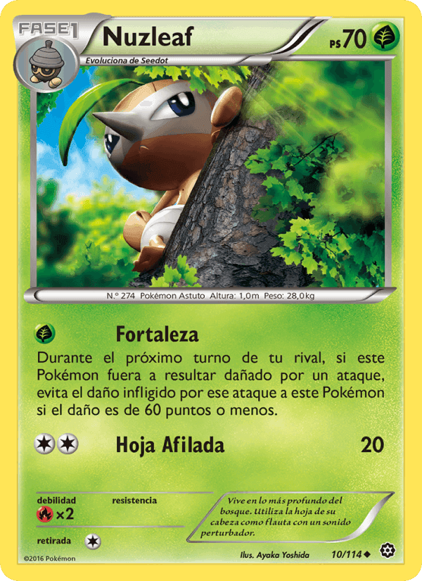 Nuzleaf, card 10 from Asedio de Vapor