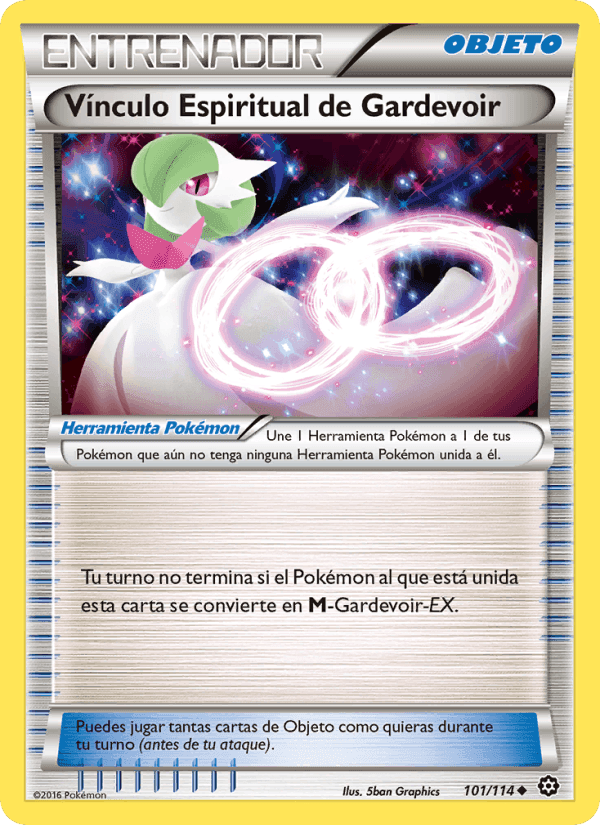 Vínculo Espiritual de Gardevoir, carta 101 de Asedio de Vapor