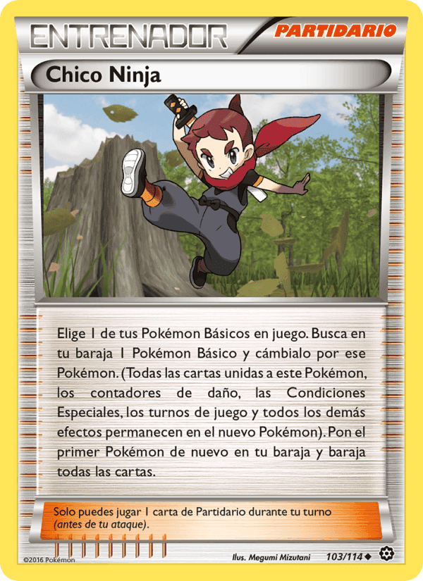 Chico Ninja, carta 103 de Asedio de Vapor