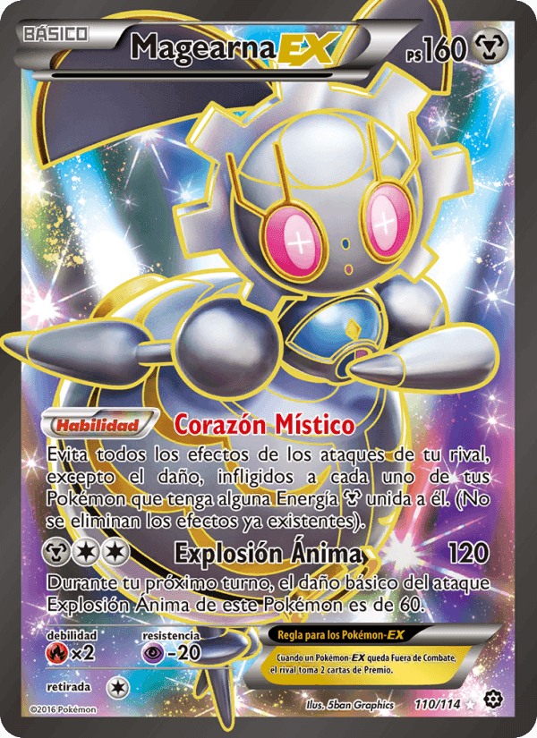 Magearna EX, carta 110 de Asedio de Vapor