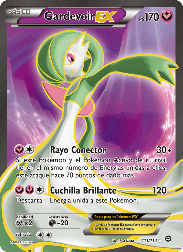 Gardevoir EX, card 111 from Asedio de Vapor