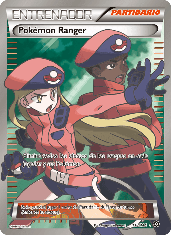 Pokémon Ranger, card 113 from Asedio de Vapor