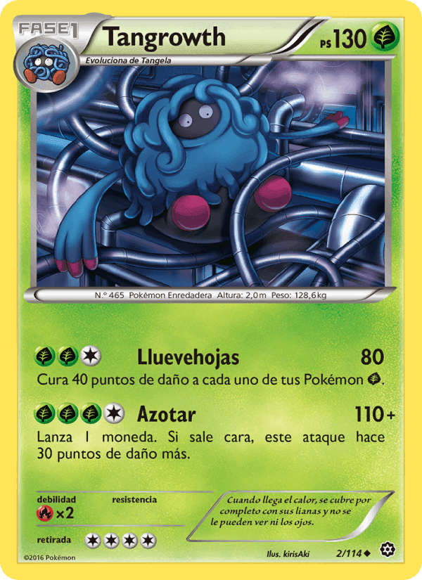 Asedio de Vapor の 2 番、Tangrowth