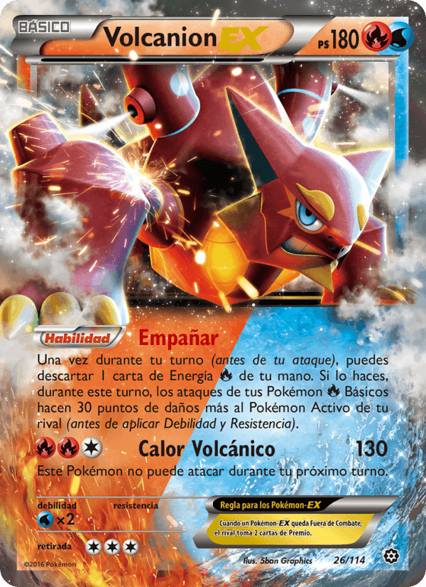 Volcanion EX, carta 26 de Asedio de Vapor