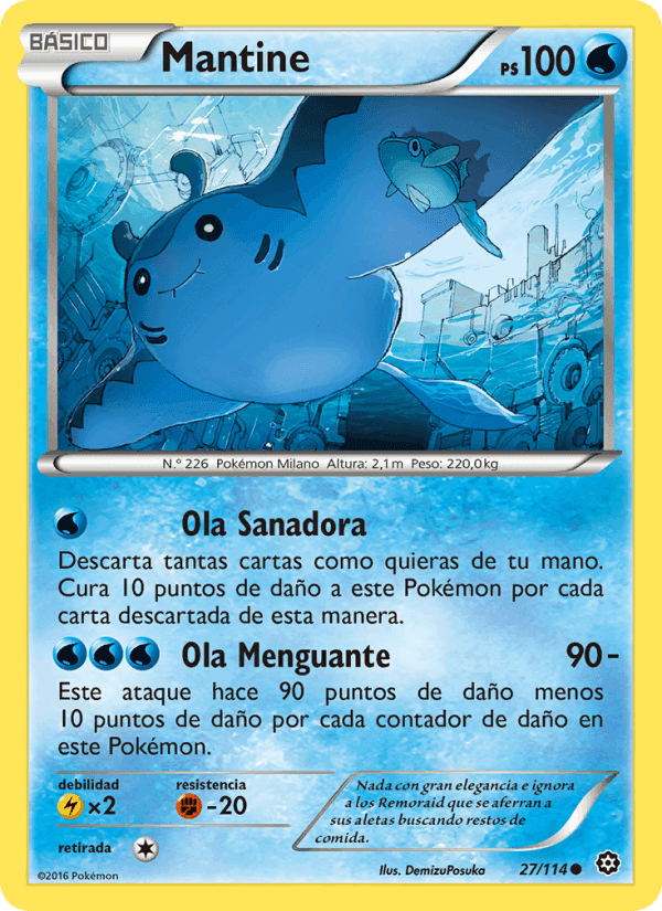Mantine, carte 27 de Asedio de Vapor