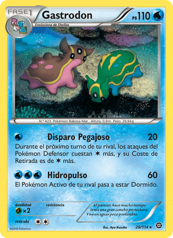 Gastrodon, card 29 from Asedio de Vapor