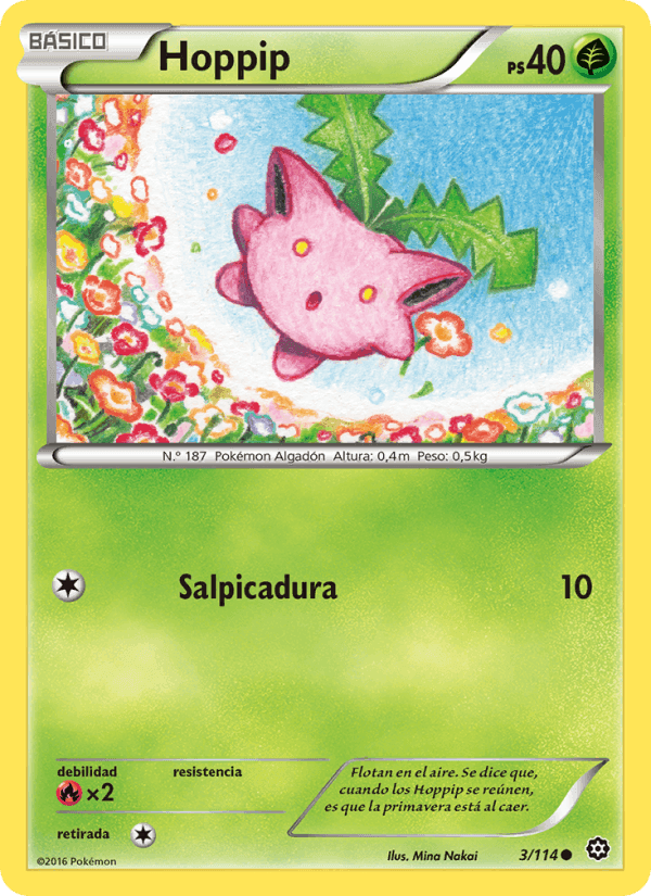 Hoppip, carte 3 de Asedio de Vapor