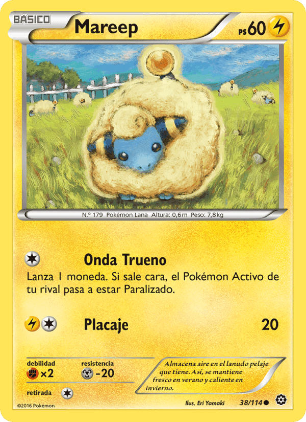 Mareep, card 38 from Asedio de Vapor