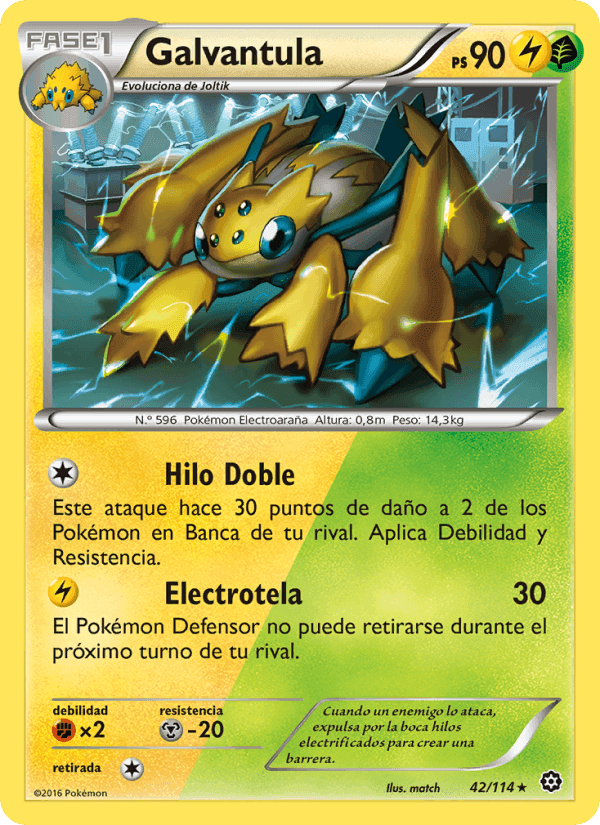 Galvantula, carta 42 de Asedio de Vapor